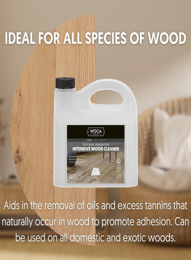 WOCA Intensive Wood Cleaner |1 L| is a concentrated formula for the preparing and treatment of raw wood to accept wood stains, soap finishes, oil finish, hardwax oil finish, UV oiled finish - Image 2